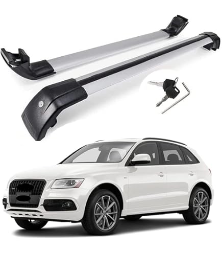 Lockable Roof Rack Cross Bars For Audi Q5/Hybrid 2018