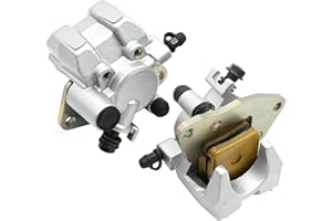 ZUDKSUY 2 Pack Front Brake Caliper Pad Set, Left and Right Brake Calipers Replacement for Yamaha ATV Grizzly 600 YFM600 Grizz