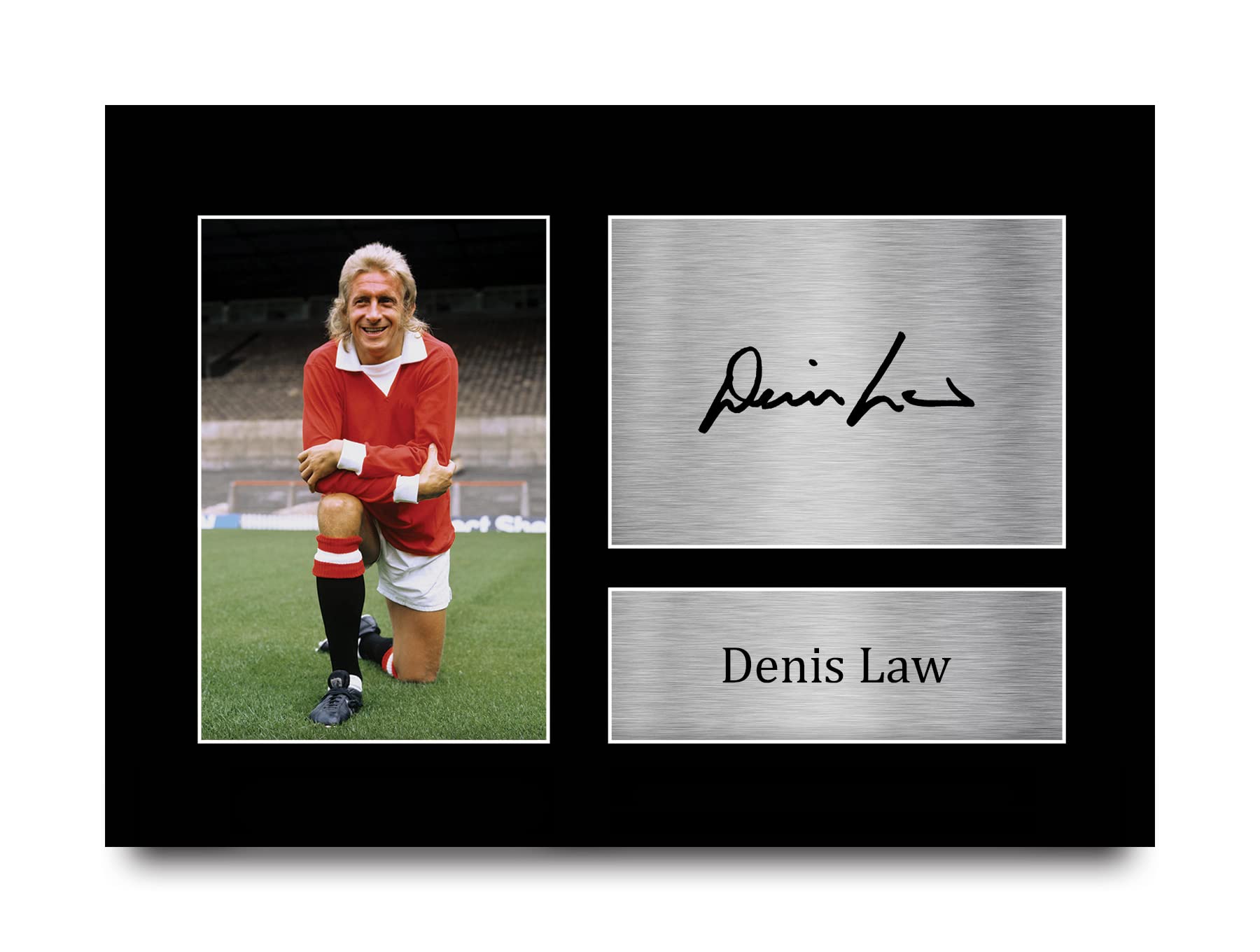 HWC Trading A4 Denis Law Gifts Printed Signed Autograph Picture for Fans and Supporters - A4 — image 1