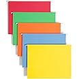 Smead Standard Hanging File Folders, 25 Count, Assorted Primaries, 1/5-Cut Adjustable Tabs, Letter Size (64059)