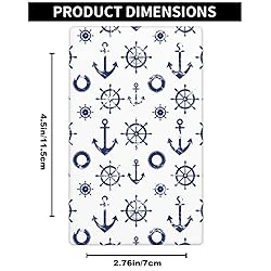 Pznen Light Switch Cover Plate, Nautical Blue