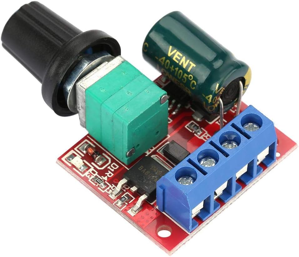 SEAFRONT PWM DC Motor Speed Controller 5V-28V 5A Variable Voltage Regulator