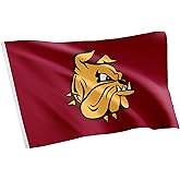 Desert Cactus University of Minnesota Duluth UMD Flag - 3 x 5 Feet Bulldogs Banner, Indoor/Outdoor Durable Fabric, 100% Polyester Design (Style 2)