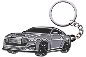 Bonilaan for Mustang Keychain Accessories-Key Chain Key Fob Cover for Ford Mustang GT 2022 2023 2024