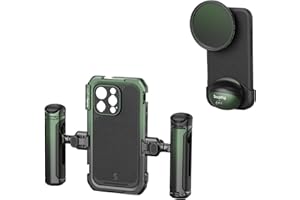 SmallRig x Brandon Li Mobile Video Kit for iPhone 16 Pro Max, Phone Cage with FilMov Lightweight Phone Case Kit, Rotatable Wi