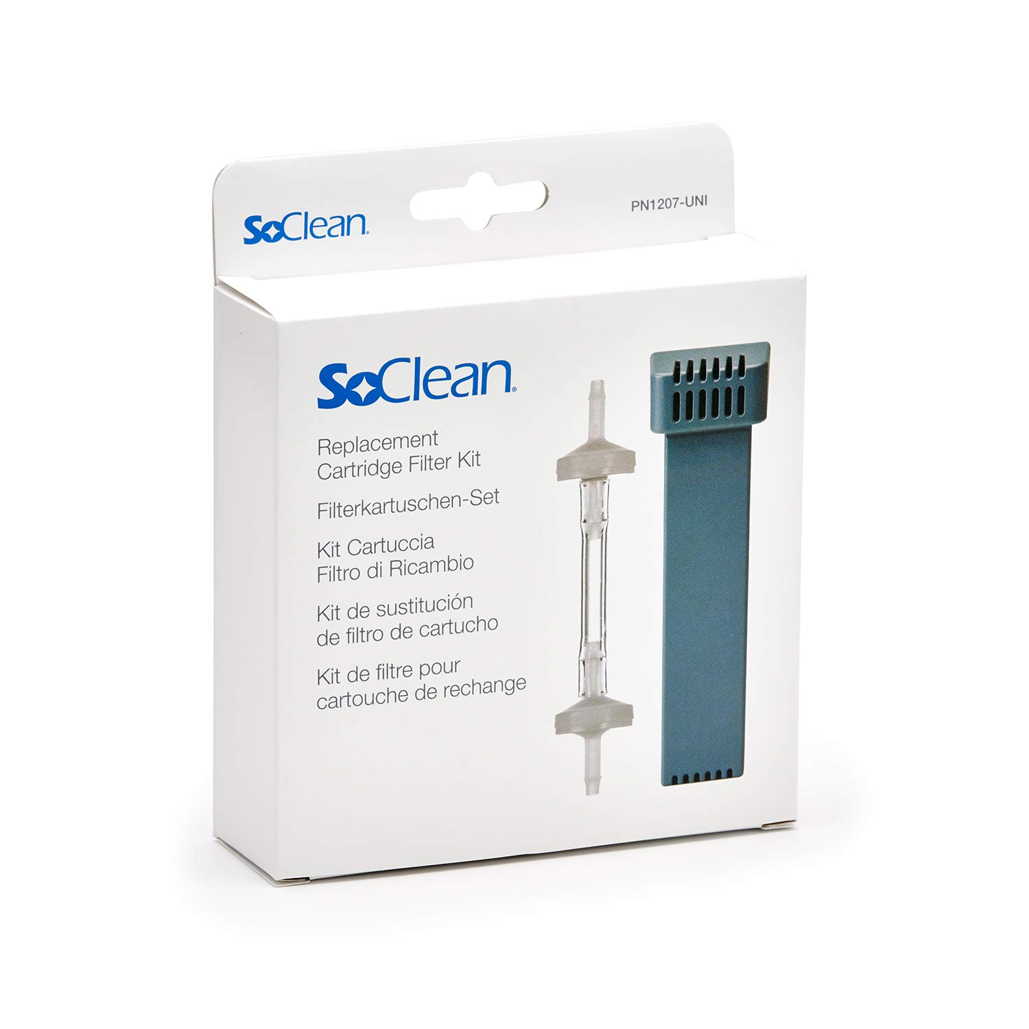 SoClean Replacement Cartridge Filter Kit Includes and Check Valve