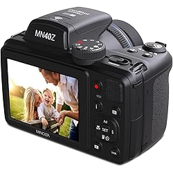 Minolta MN40Z-BK 20 MP / 1080P FHD Bridge Camera