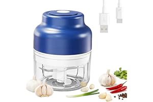 Household Electric Garlic Crusher, Electric Garlic Chopper, 2026 Mini Portable Veggie Chopper USB Charging Wireless Food Proc