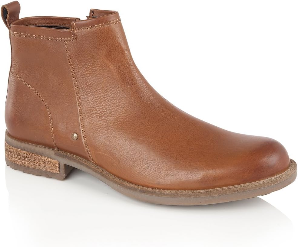 Silver Street Solebay Brook Tan Quality Leather Chelsea Boots