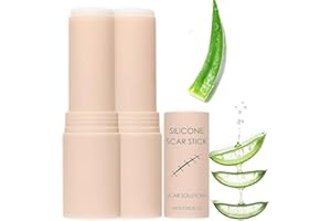 2 PC Silicone Scar Care Stick with Centella Asiatica & Vitamin E, Targeted Skin Balm for the Appearance of Scars, Hydrating S