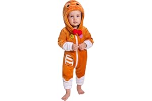 OLAOLA Baby Animal Costume Onesie, Unisex Toddler Romper, Plush Dress Up Infant Outfits Halloween Cosplay Jumpsuit
