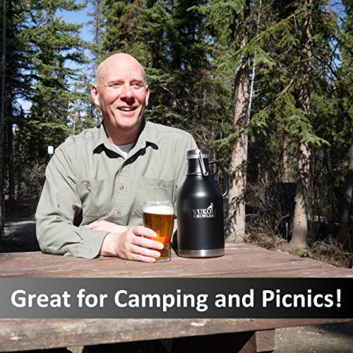 Yukon Growlers Premium Insulated Stainless Steel Growler Keep Your