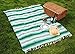 El Molcajete Brand Traditional Mexican Yoga Blanket Serape Grey