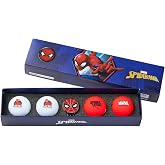 Volvik Vivid Soft Marvel Golf Ball Gift Set with Ball Marker (4 Pack)
