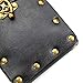 Steampunk Hiking Waist Bag Dark Brown Women's Multifunction Fashion Trumpet Postman Messenger Bag Men Belt Bag Mobile Phone Outdoor Bag (Black)