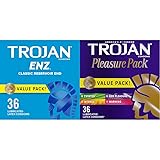 TROJAN ENZ Lubricated Condoms, Latex Condoms