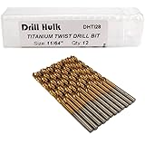 Pack Of 12, 1/4-Inch Titanium Nitride Coated Drill Bahrain - View #9
