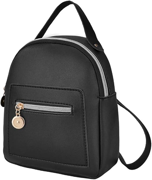 cute black backpack purse