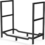 Mutool Metal Firewood Rack 65x33x60cm Log Holder for Indoor Outdoor Use view 7