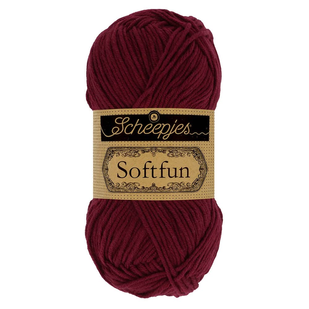 Scheepjes - Scheepjes Softfun 2637 Mahogany Yarn - 1x50g — image 1