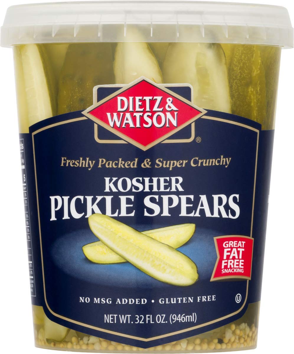 Dietz & Watson Kosher Pickle Spears, 32 oz Grocery