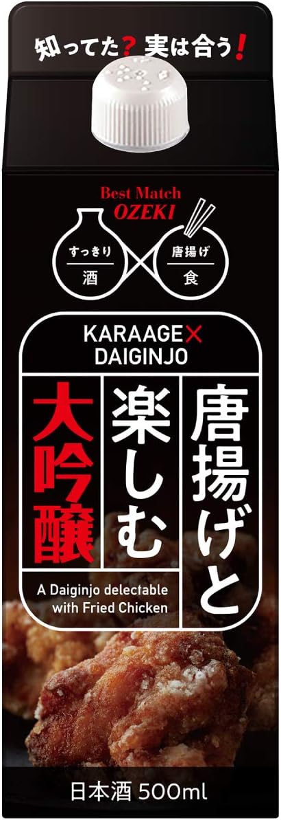 Amazon Co Jp おつまみに合わせて 大関 唐揚げと楽しむ大吟醸 日本酒 兵庫県 500ml 6本 食品 飲料 お酒