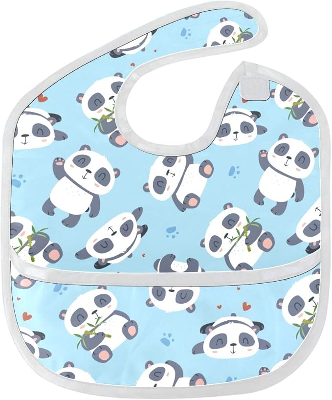 Download Amazon.com: Toddler Feeding Bibs Vector Cartoon Style Cute ...