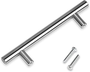 Supkiir Kitchen Cabinet Handles, 20 Bulk Pack European Decorative Cabinet Pulls Hardware Included for Drawer, Cupboard