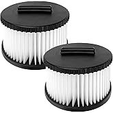 2 Pack DWV9330 Replacement HEPA Filter Compatible with DEWALT DWV010 (8 Gallon) & DWV012 (12 Gallon) Dust Extractor, Part # D