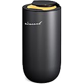The AirScent Mini Waterless Diffuser for for Homes, Offices, Spas and Hotels - Titanium Black Finish - Fragrance Oil Aromathe