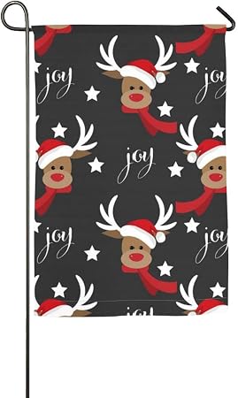Amazon Com Hoosunflagrbfa Cute Christmas Elk Floral Garden Yard