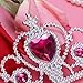 Princess Tiara Crown Set,Girls Dress up Party Accessories,5pcs