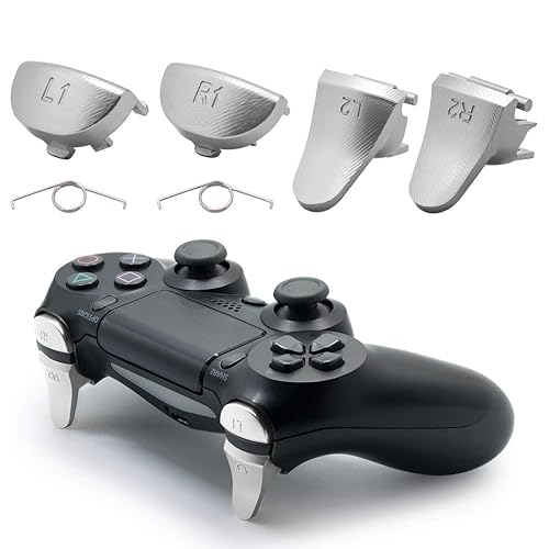 TOMSIN Replacement Triggers for PS4 Pro/ PS4 Slim Controller