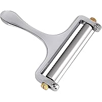 Stainless Steel Cheese Slicer, Adjustable Thickness Wire Cheese Cutter Perfectly for Kitchen Cooking