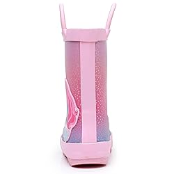 LANCDON Toddler Rain Boots for Boys and Girls