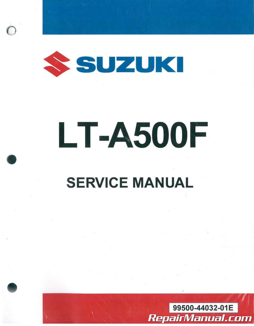 99500-44032-01E0 2000-2001 Suzuki LT-A500 Quadmaster ATV Service Manual  Paperback – 2004