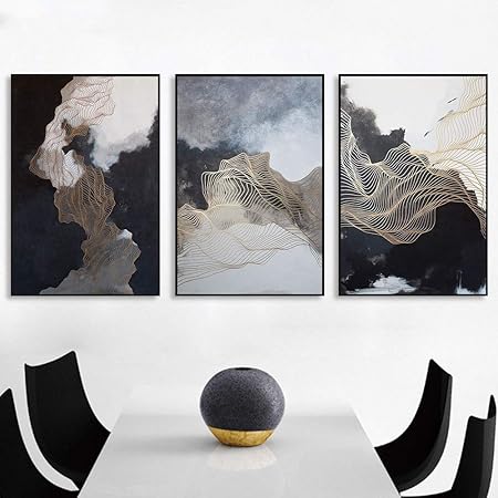 Tapisserie Abstraite Moderne Peinture Decorative Ligne Porche