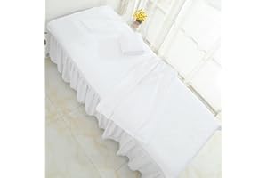 3 pcs Massage Table Sheet Set European Style Beauty Bedspread Satin Simple Pure Color Physiotherapy Massage Massage Bedspread