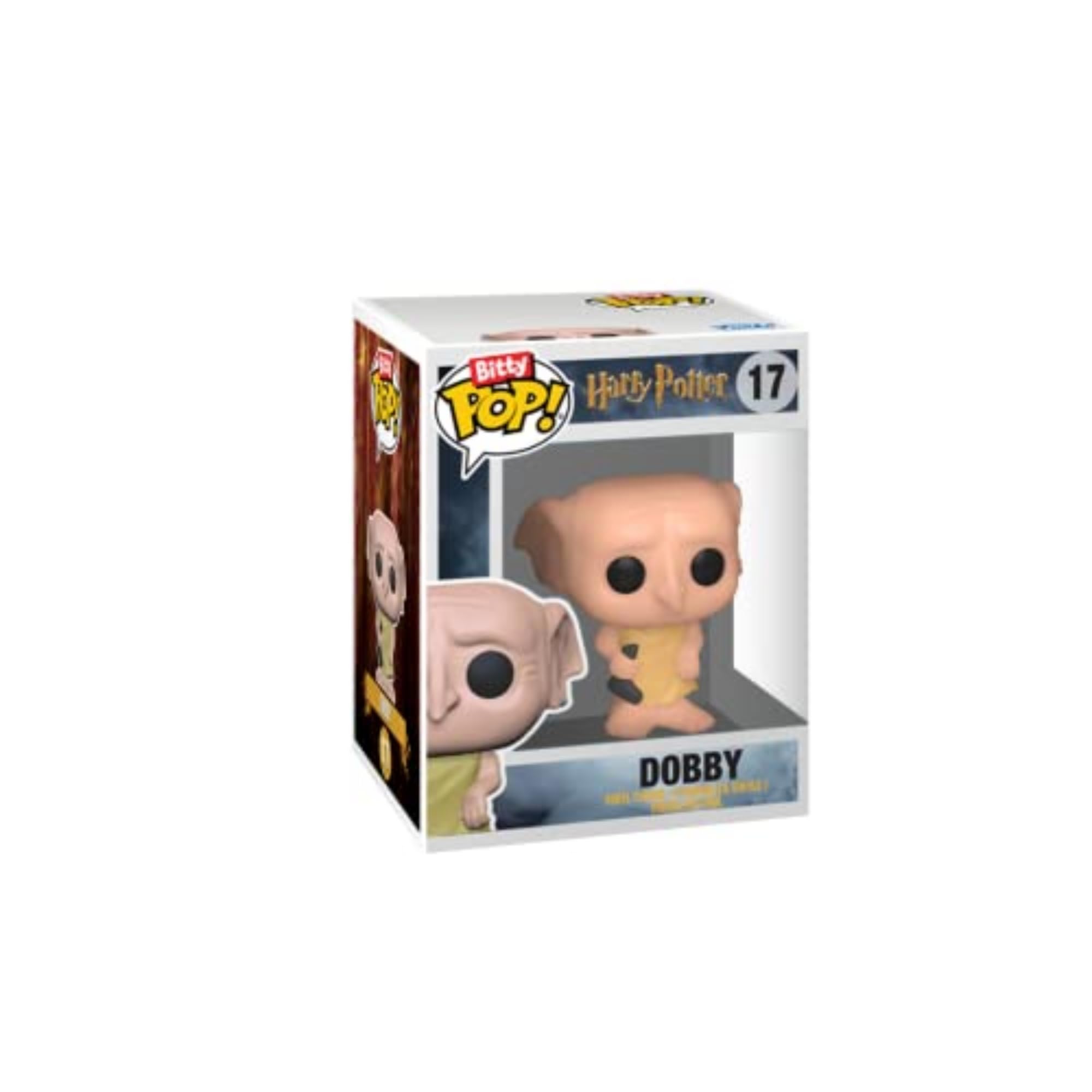 Funko Bitty POP! HP - Harry in Robe with Scarf, 4-Pack - Harry Potter, Draco Malfoy, Dobby and A Surprise Mystery Mini Figure - 0.9 Inch (2.2 Cm) - Harry Potter Collectable - Gift Idea - Cake Topper