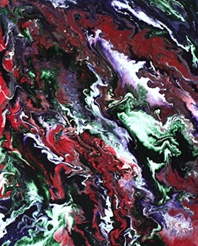 Color Bypass- Original Abstract Painting on Canvas 20" X 16" X 0.5"