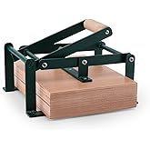 Linocut Press Machine for Printmaking, A5 Size (8.7"L x 6"W) Green | Heavy-duty portable manual tabletop lever press tool for artists. Ideal for relief, block, letterpress, woodcut &amp; linoleum