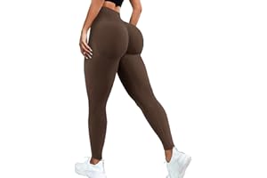 JGS1996 Hidden Scrunch Butt Lifting Leggings for Women Tummy Control High Waisted Workout Gym Seamless Impact Yoga Pants