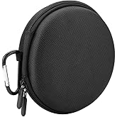 Speaker Storage Bag Portable Full Protection Bluetooth Hard Travel Storage Case Protect Case for B&O (Round)