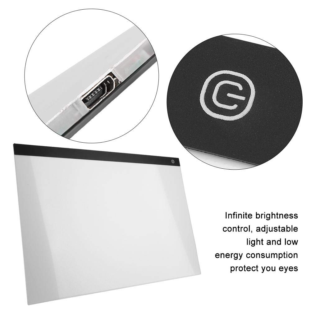 tablero de trazado de dibujo led a2 luz