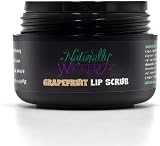 Naturally Wicked Grapefruit Lip Scrub 15ml Vegan Sugar Exfoliant Natural view 2