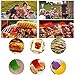 Silicone Pastry Basting Grill Barbecue Brush - Solid Core and Hygienic Solid Coating - 4 Bright Colored Red, Blue, Orange, Green
