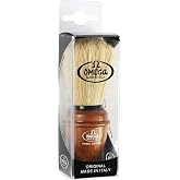 Omega Ash Wood Handle Boar Hair Shaving Brush