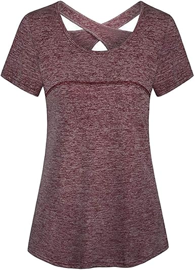 women's workout tunic tops
