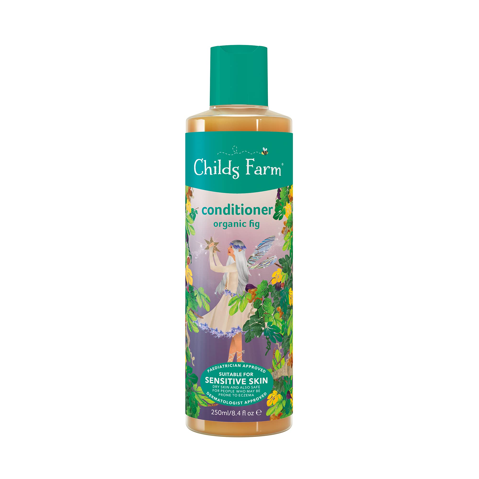 Childs Farm | Kids Conditioner 250ml | Organic Fig | Fine Fly-away Hair | Conditions & Nourishes | Suitable for Dry, Sensitive & Eczema-prone Skin & Scalp — image 1