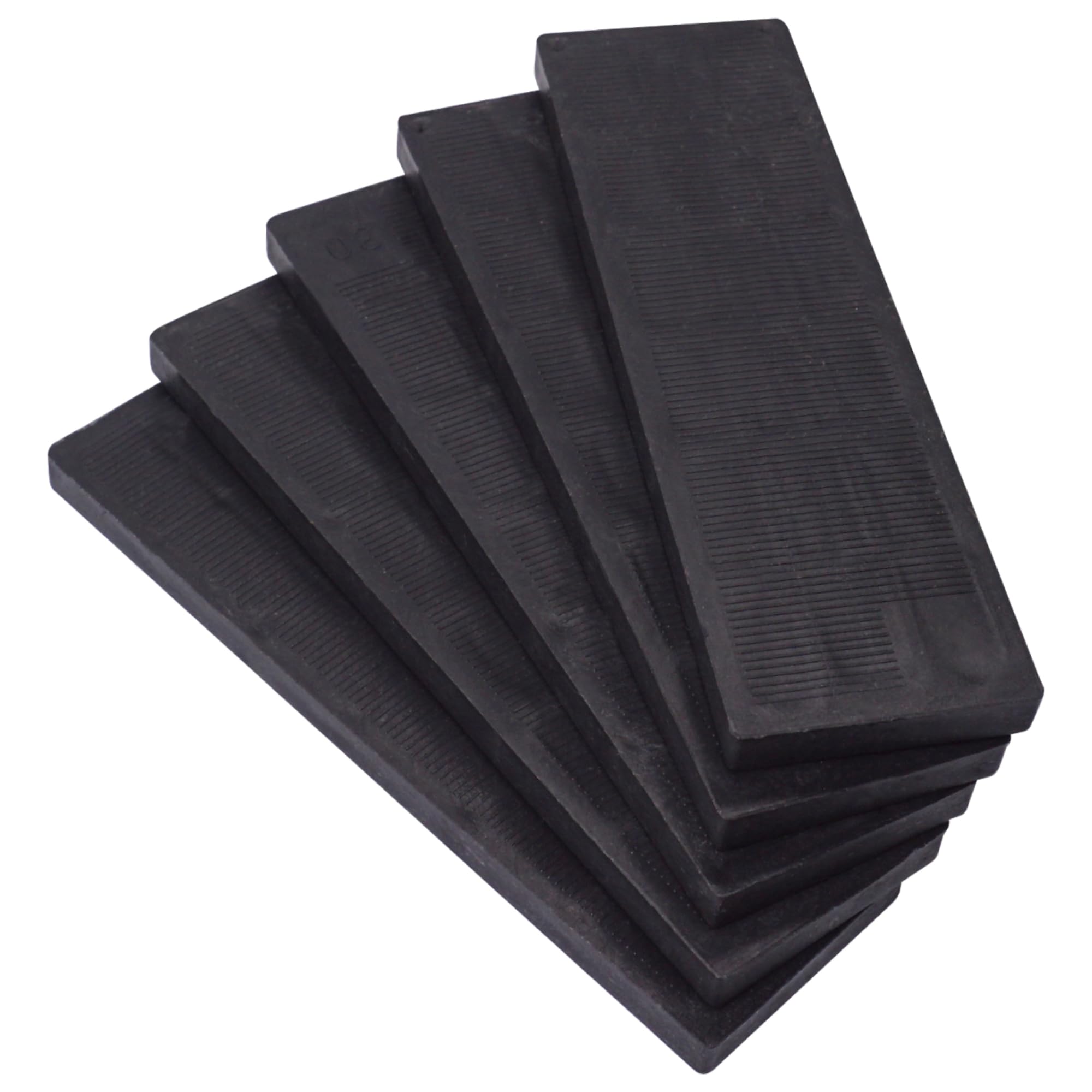 SKIR'CO (10 pcs) Plastic Flat Shims 6 mm, Glazing Packers 40 x 100 mm, Frame Spacers, Door and Window Frame Packers